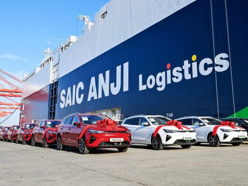 Mobility lng carrier car vessel saic byd china Europe eu export new energy vehicle electric vehicle EV