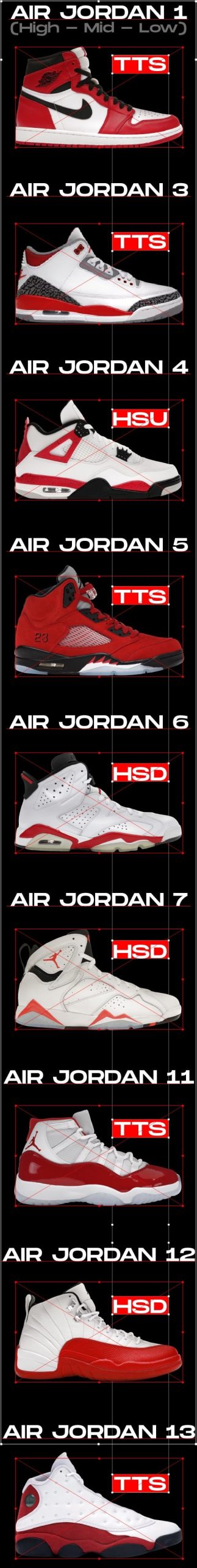 Air Jordan Size Guide NSB