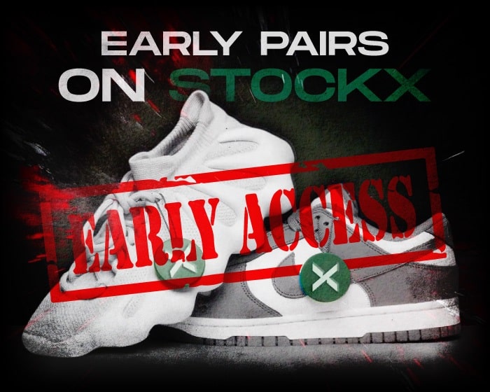 Early pairs on StockX NSB