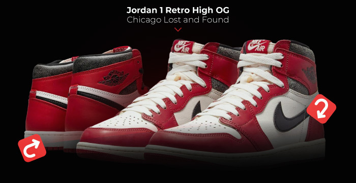 Jordan 1 Chicago Lost and Found NSB