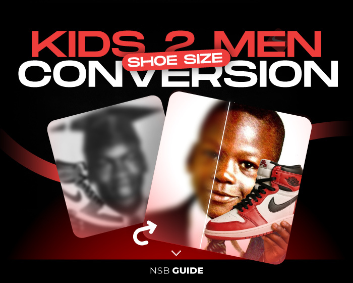 Kids to men shoe size NSB