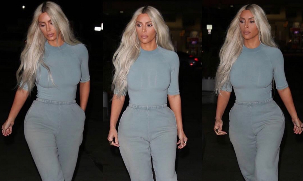 Kim Kardashian in Yeezy season 6