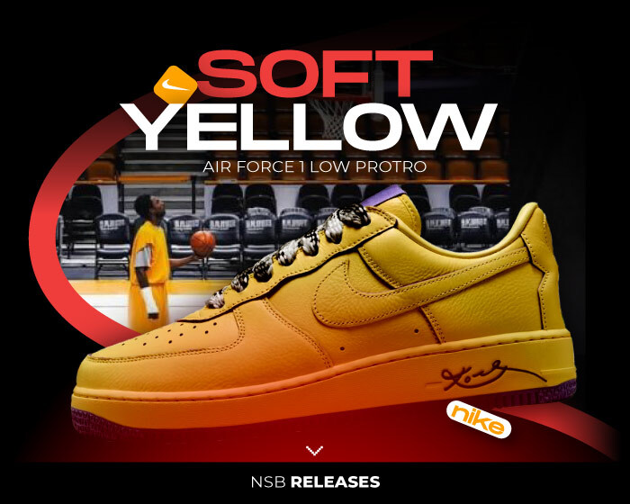 Nike Kobe Air Force 1 Soft Yellow NSB