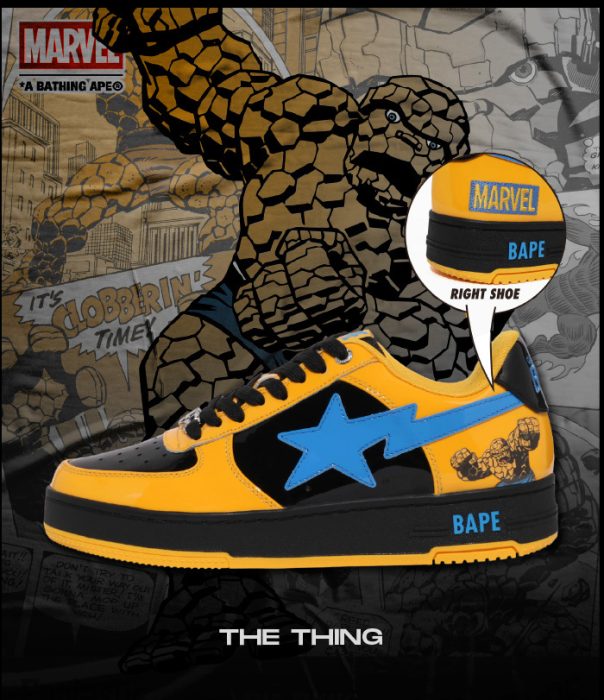 the thing Bape Marvel Fantastic Four NSB