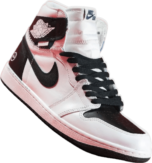 Fragment Union Jordan 1 Black White NSB