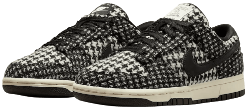 Harris Tweed Nike Dunk Black white NSB