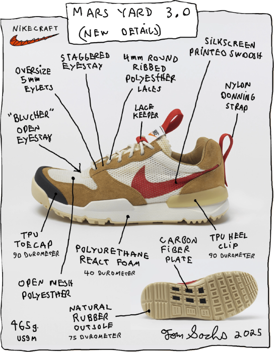 Tom Sachs Nike Mars Yard 3.0 Upgrades NSB