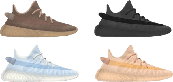 yeezy mono pack - mesh upper